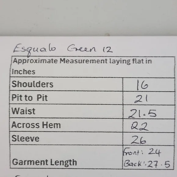 Esqualo Lime Green Satin V-Neck Blouse - Size 12 - Picture 9 of 9